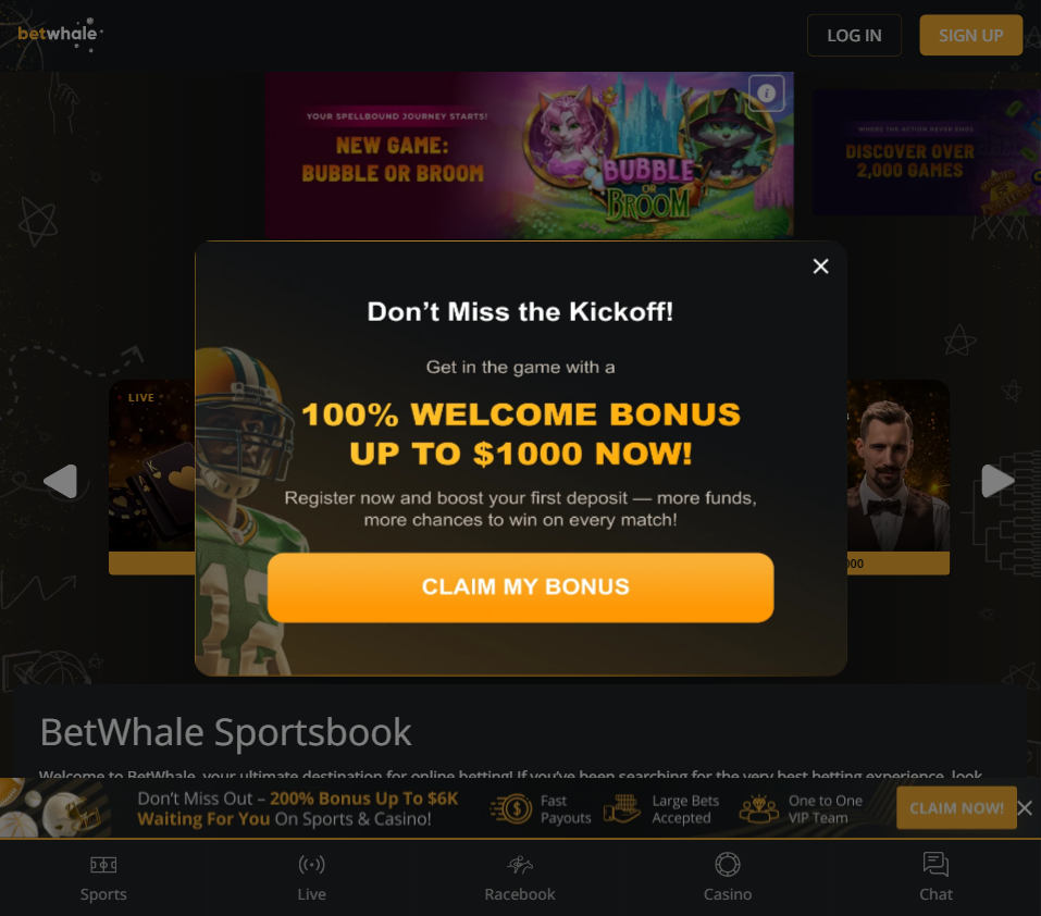BetWhale slide2